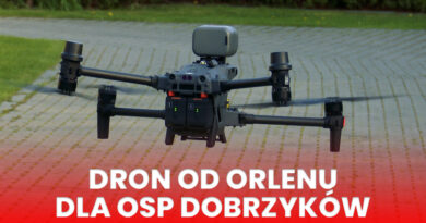 ORLEN sfinansował drona dla OSP Dobrzyków