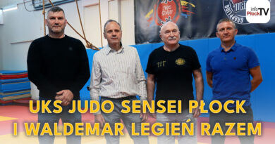 UKS Judo Sensei Płock i Waldemar Legień razem