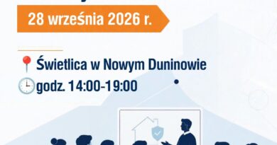 Bezpłatne warsztaty z pierwszej pomocy i bezpieczeństwa w Nowym Duninowie